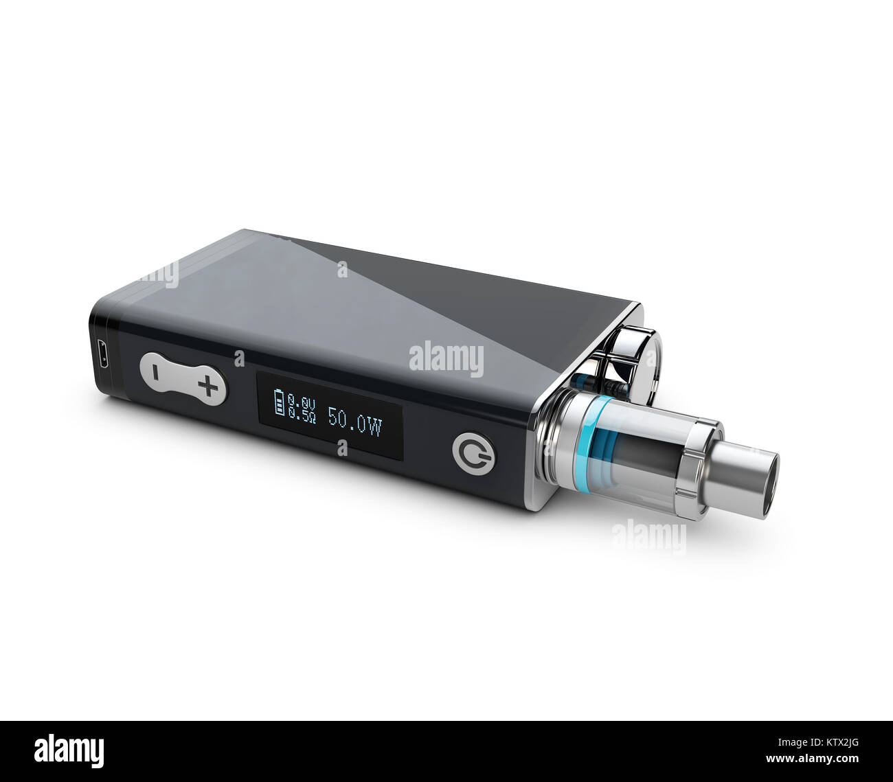 Vape Gerät, vape Rauchen, Dampf vaping 3D-Darstellung Stockfotografie