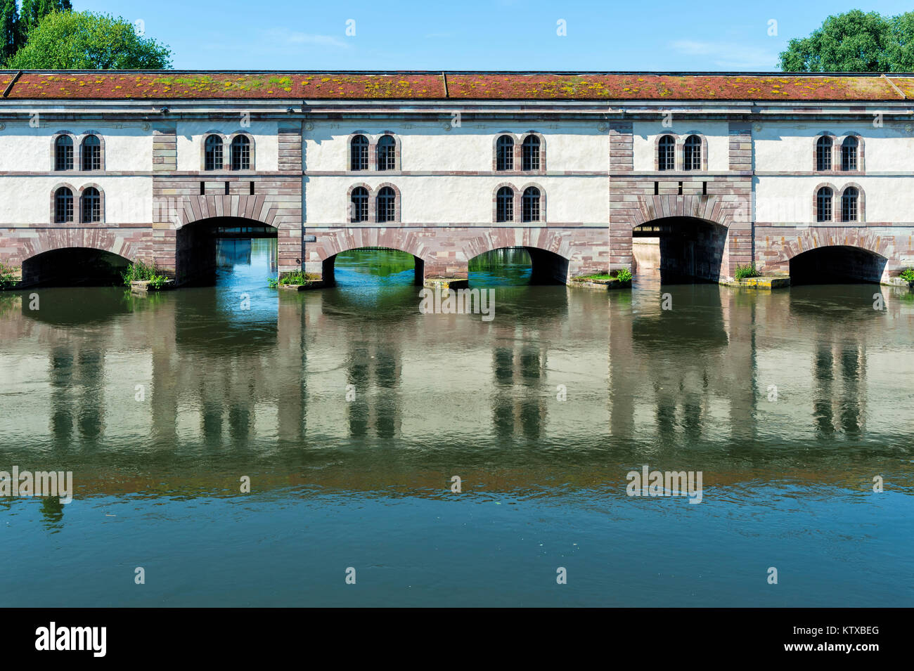 Barrage Vauban, Straßburg, Elsaß, Bas-Rhin, Frankreich, Europa Stockfoto