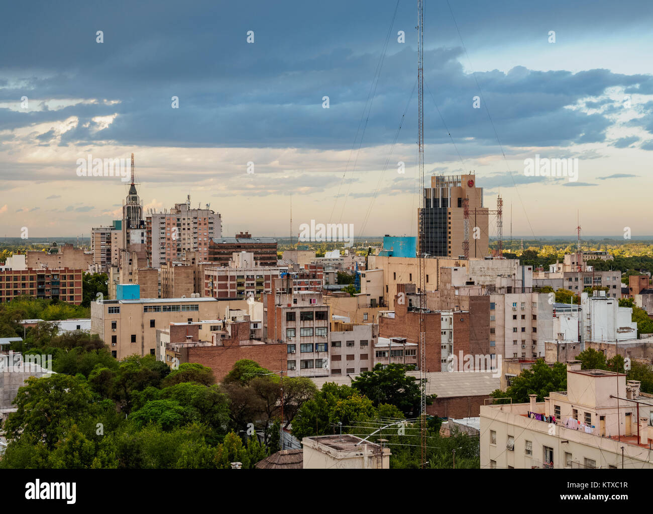 Stadtbild von Mendoza, Argentinien, Südamerika Stockfoto