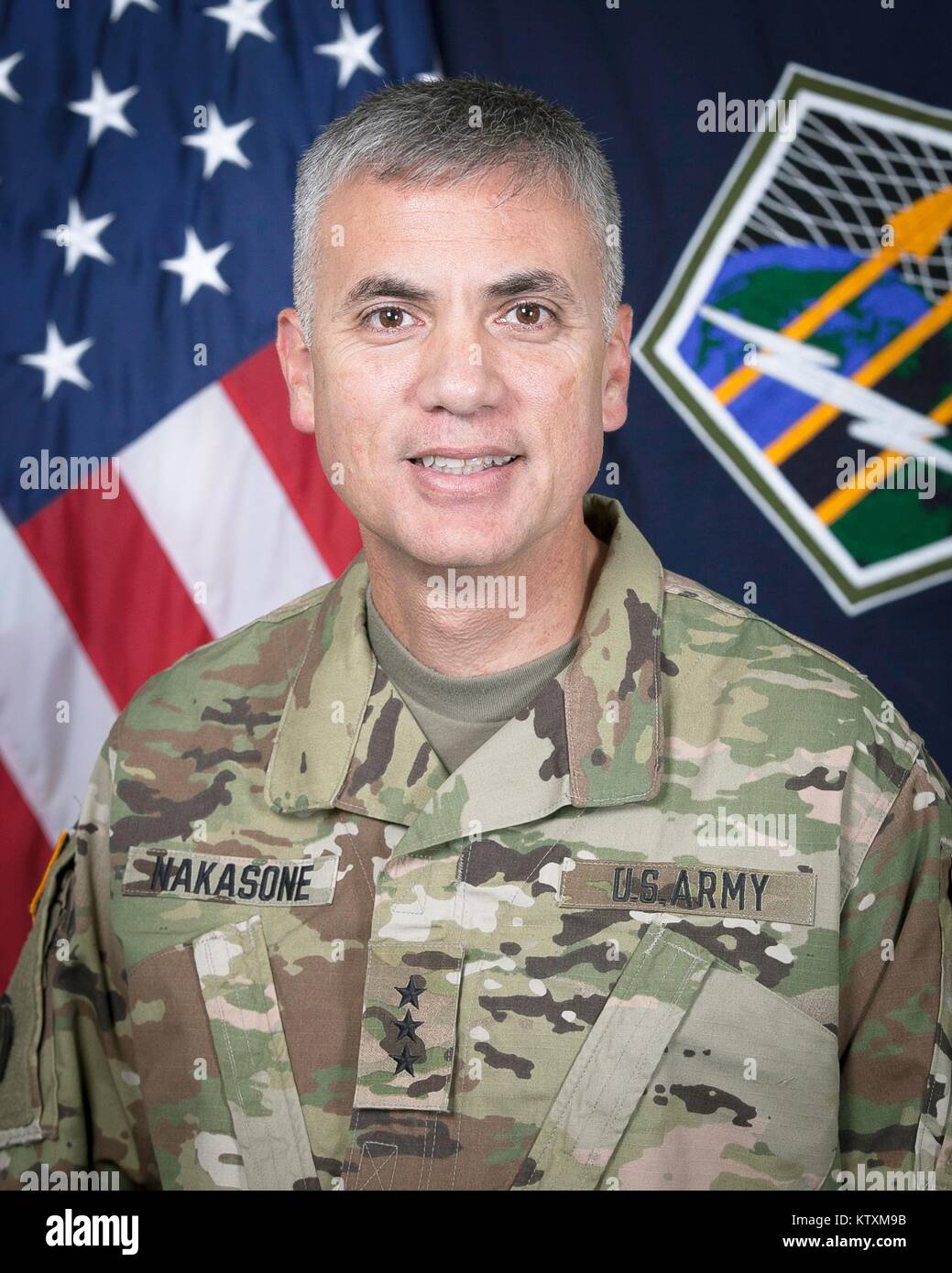 Offizielles Portrait der US-Armee Cyber Command Commander Paul Nakasone Oktober 14, 2016 in Washington, DC. Stockfoto
