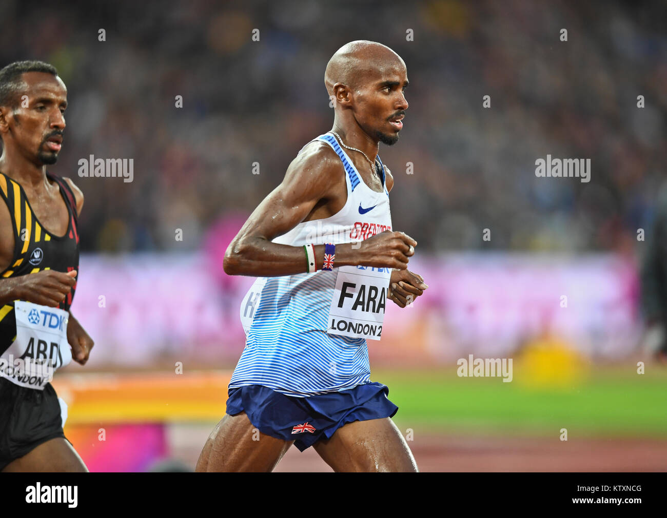 Mo Farah - 5000 m Herren Endrunde - IAAF World Championships in London 2017 Stockfoto