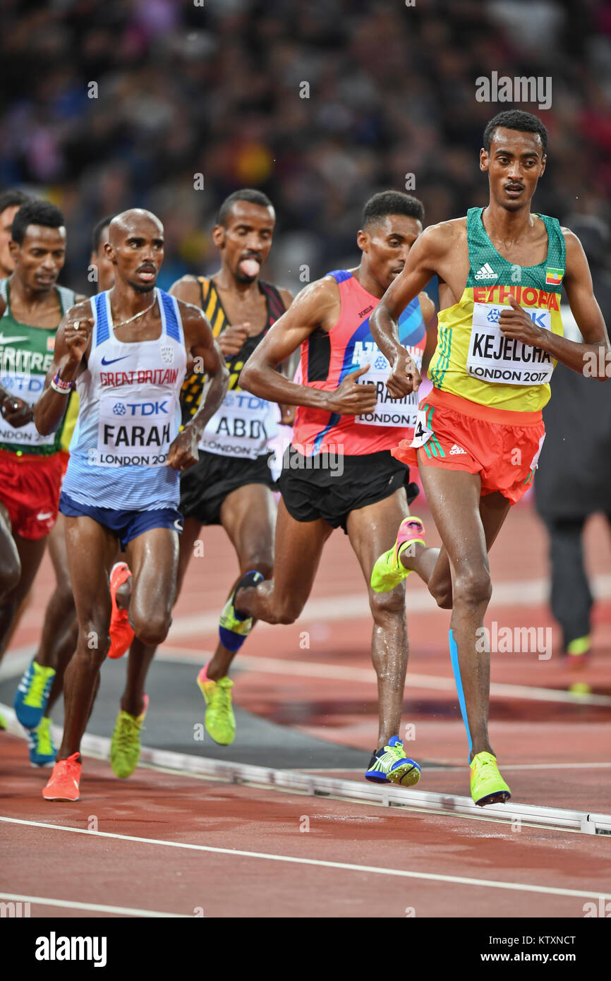 Mo Farah - 5000 m Herren Endrunde - IAAF World Championships in London 2017 Stockfoto