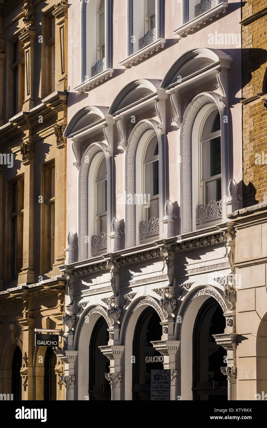 Fassaden auf Chancery Lane, London, England, Großbritannien Stockfoto