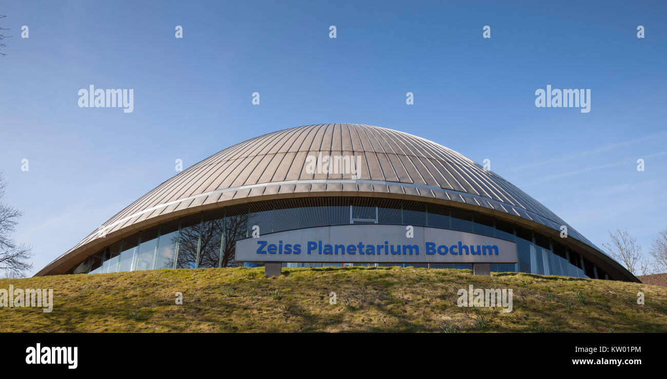 Zeiss Planetarium Bochum, Ruhrgebiet, Nordrhein-Westfalen, Deutschland, Europa Stockfoto