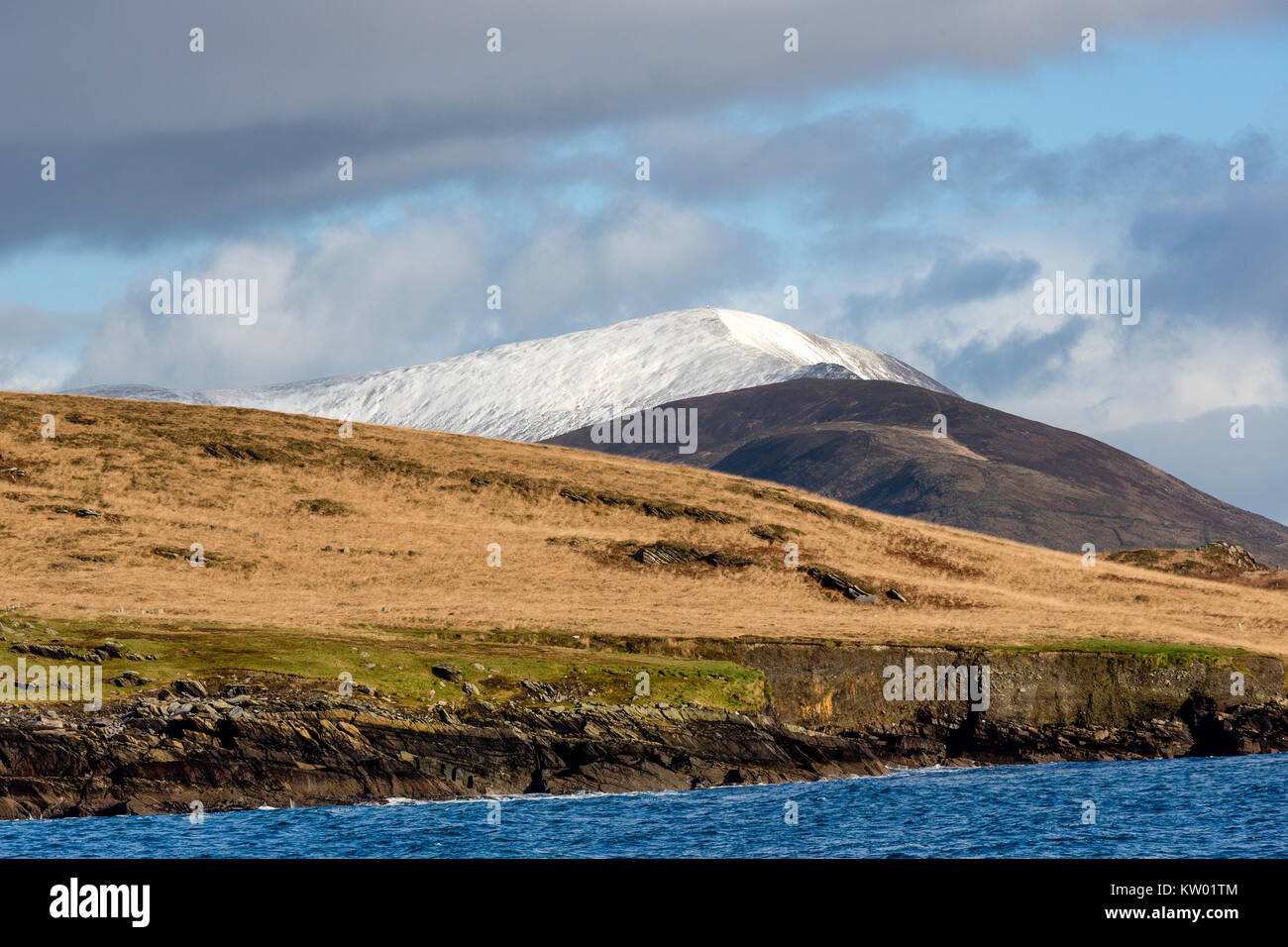 Irish Winter Szene, Valentia Island, County Kerry, Irland Stockfoto