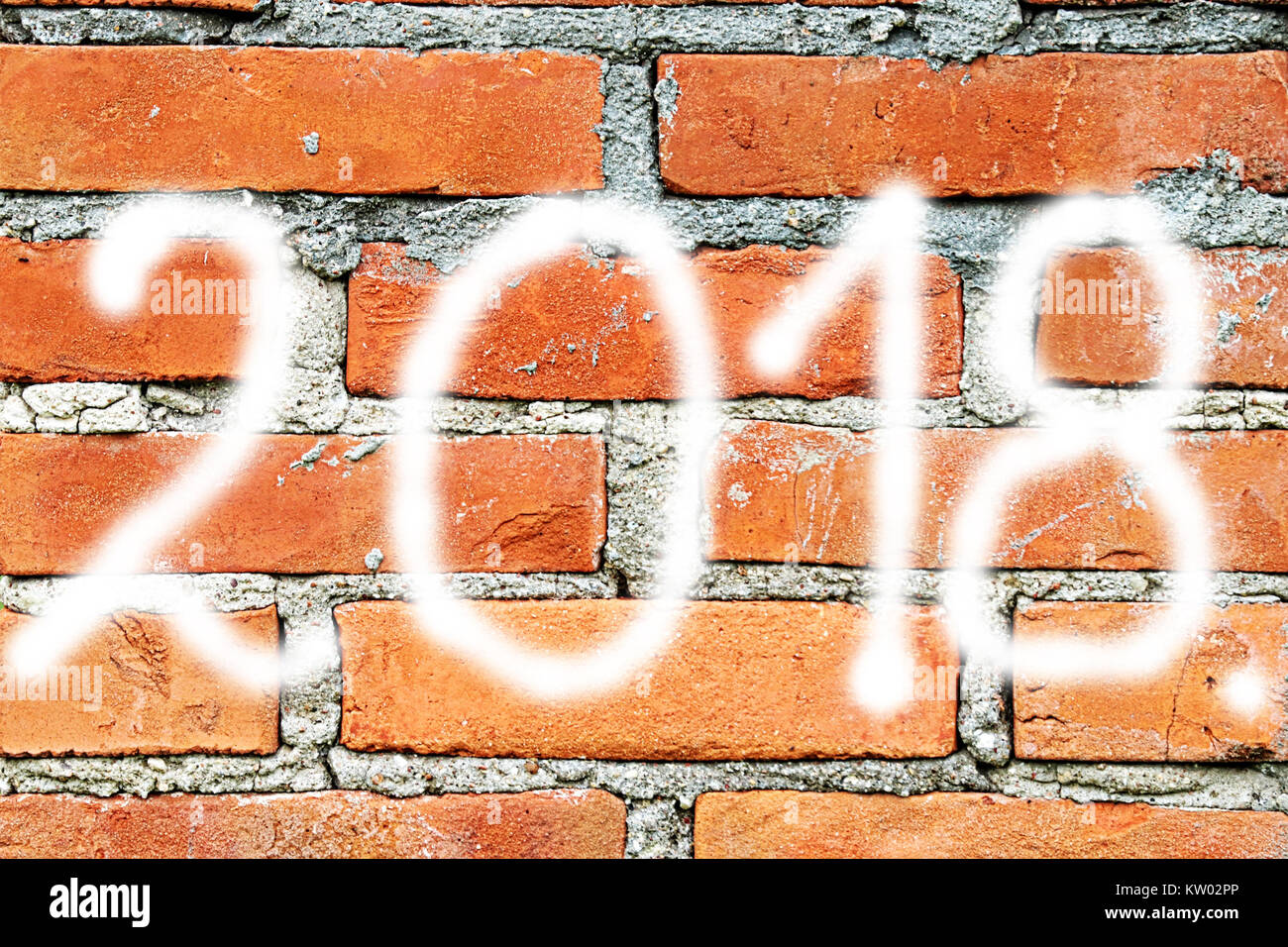 Happy New Year 2018 Stockfoto