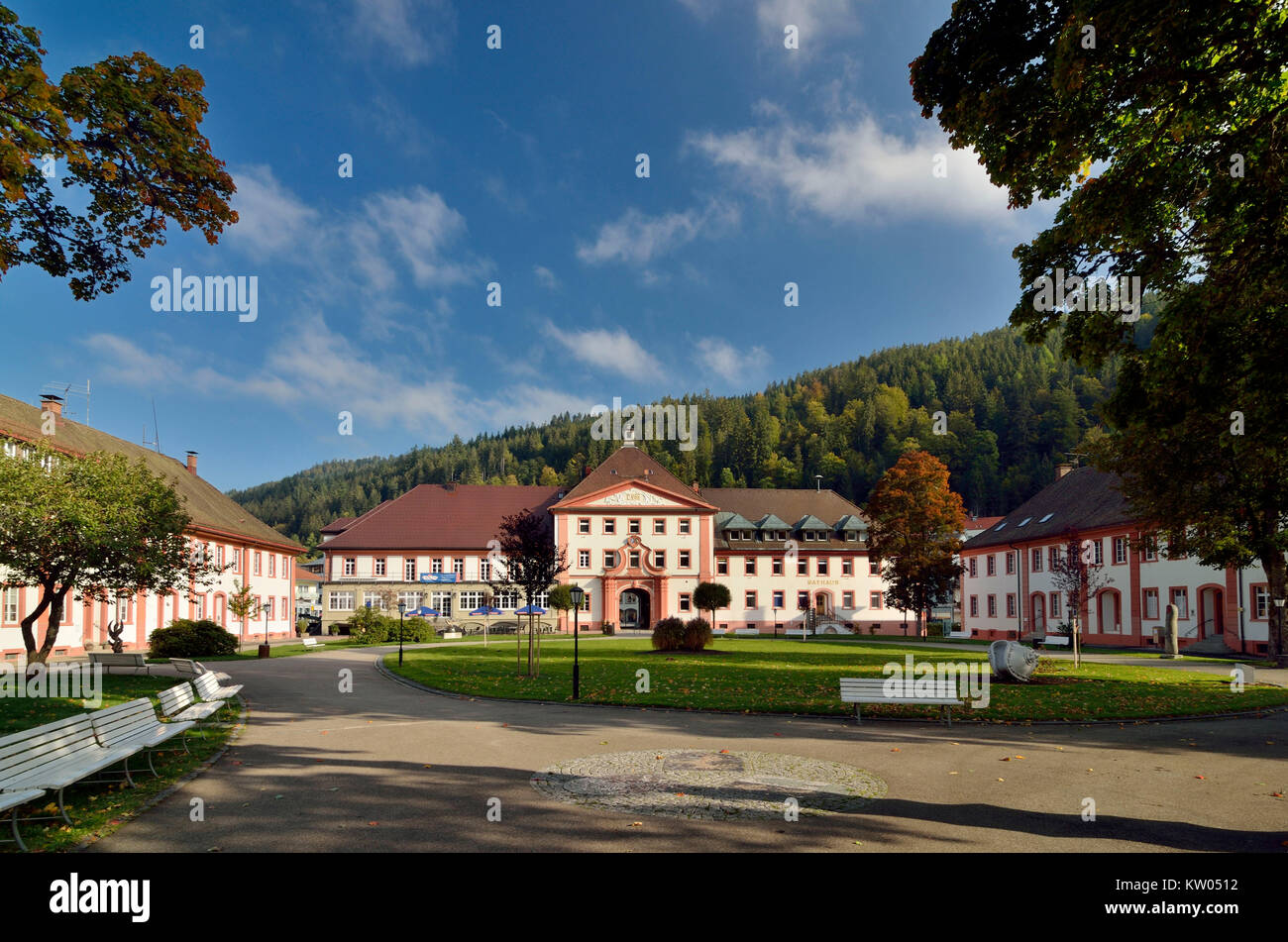 St. Blasien, Health Resort, St. Blasien, Rathaus im Kurpark, Sankt Blasien, Kurort St, Rathaus am Kurpark Stockfoto