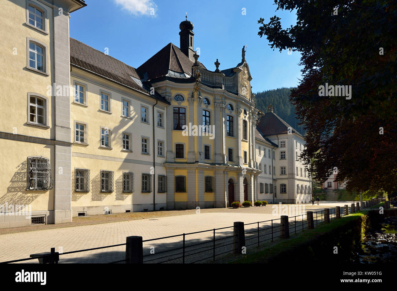 St. Blasien, St. Blasien, Kurortb Jesuiten Schule in der alten Abtei des Klosters der Benediktiner, Sankt Blasien, Sankt Blasien, Jesuitenschu Kurortb Stockfoto