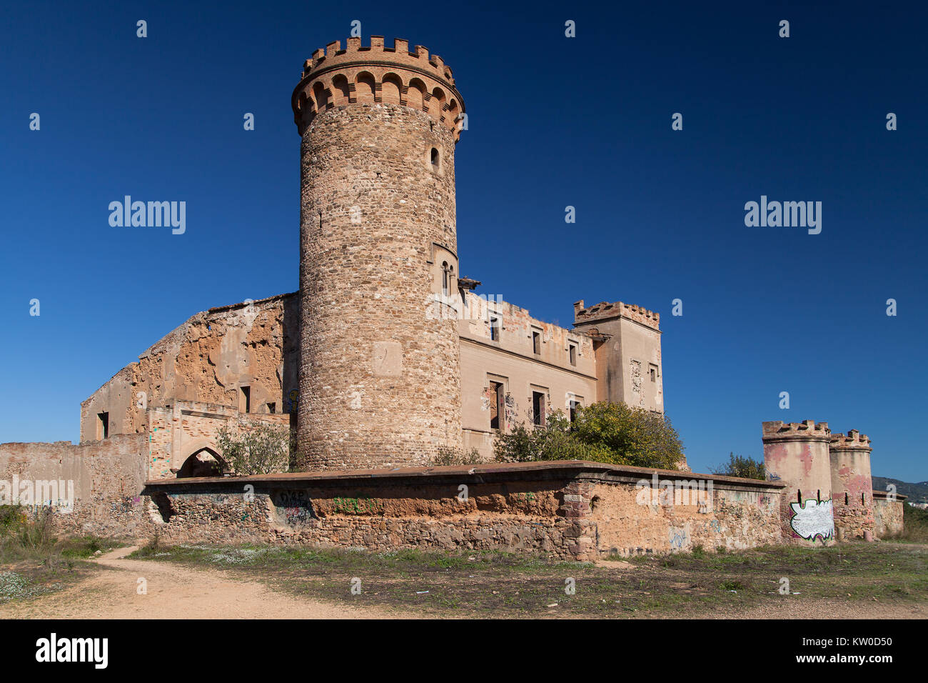 Torre Salvana in Santa Coloma de Cervello, Provinz Barcelona, Spanien. Stockfoto