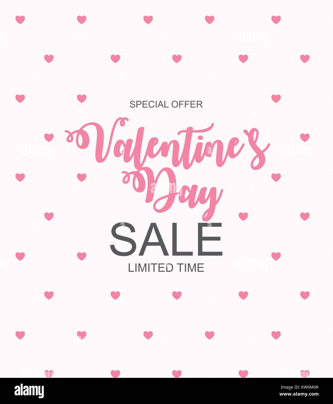 Valentines Tag Sale, Discount Card. Vector Illustration Stock Vektor