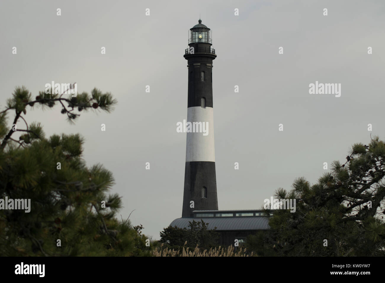 Fire Island Lighthouse auf Fire Island (Long Island). New York Stockfoto