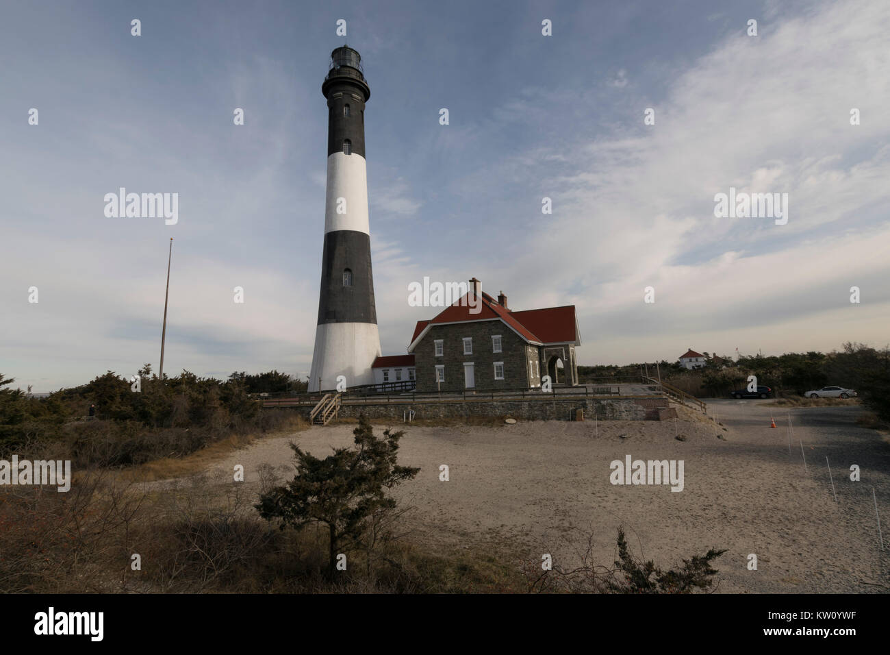 Fire Island Lighthouse auf Fire Island (Long Island). New York Stockfoto