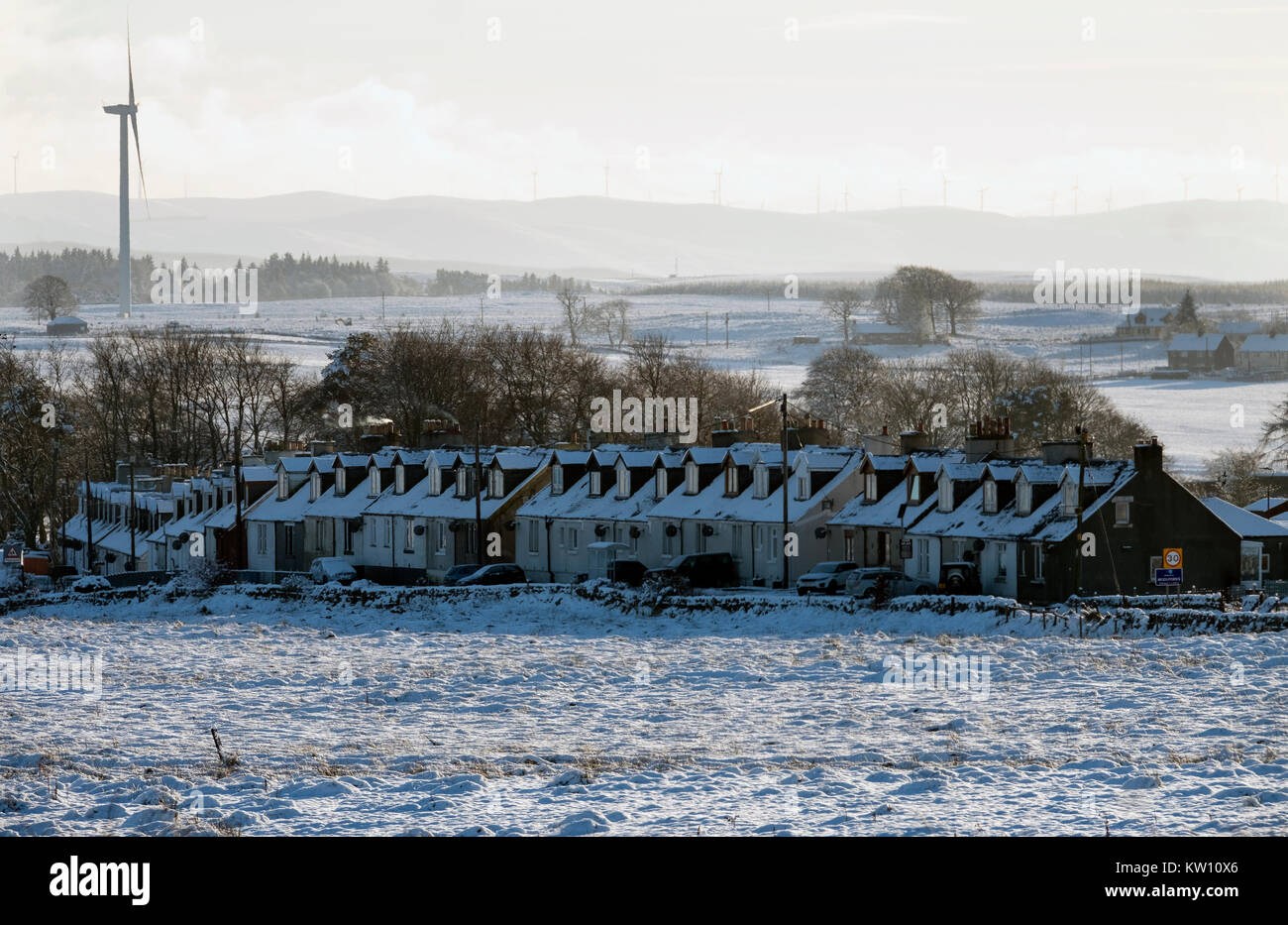 Woolford Cottages, South Lanarkshire, Schottland Stockfoto