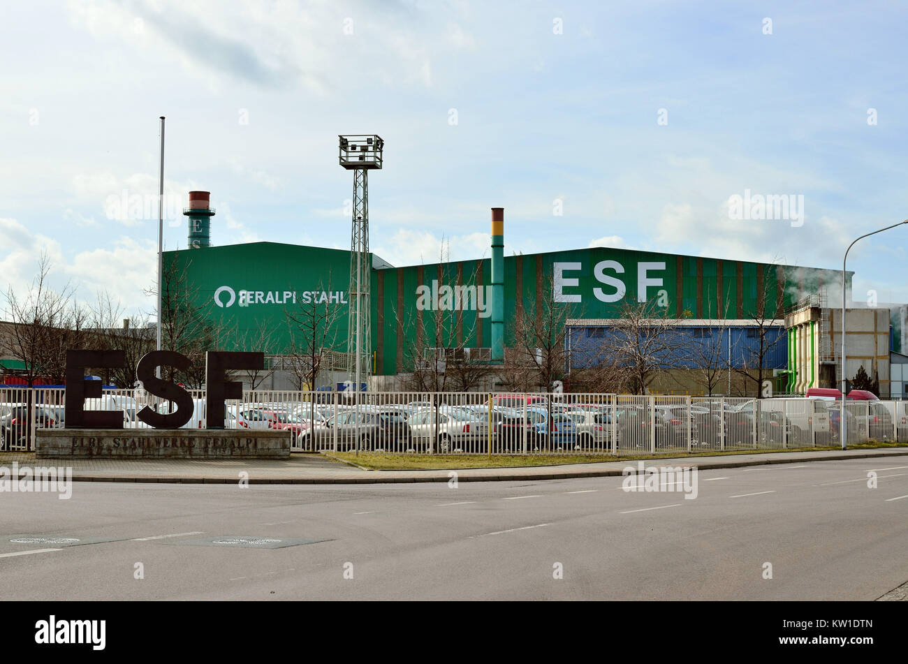 Esf Elbe-stahlwerke Feralpi Gmbh Gröbaer Straße Riesa www.alamy.de