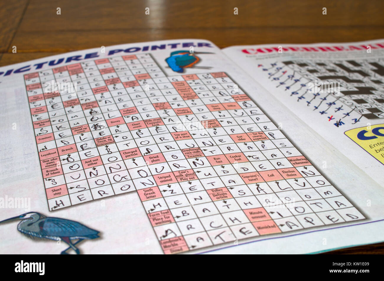 Puzzle buch Magazine UK Stockfoto