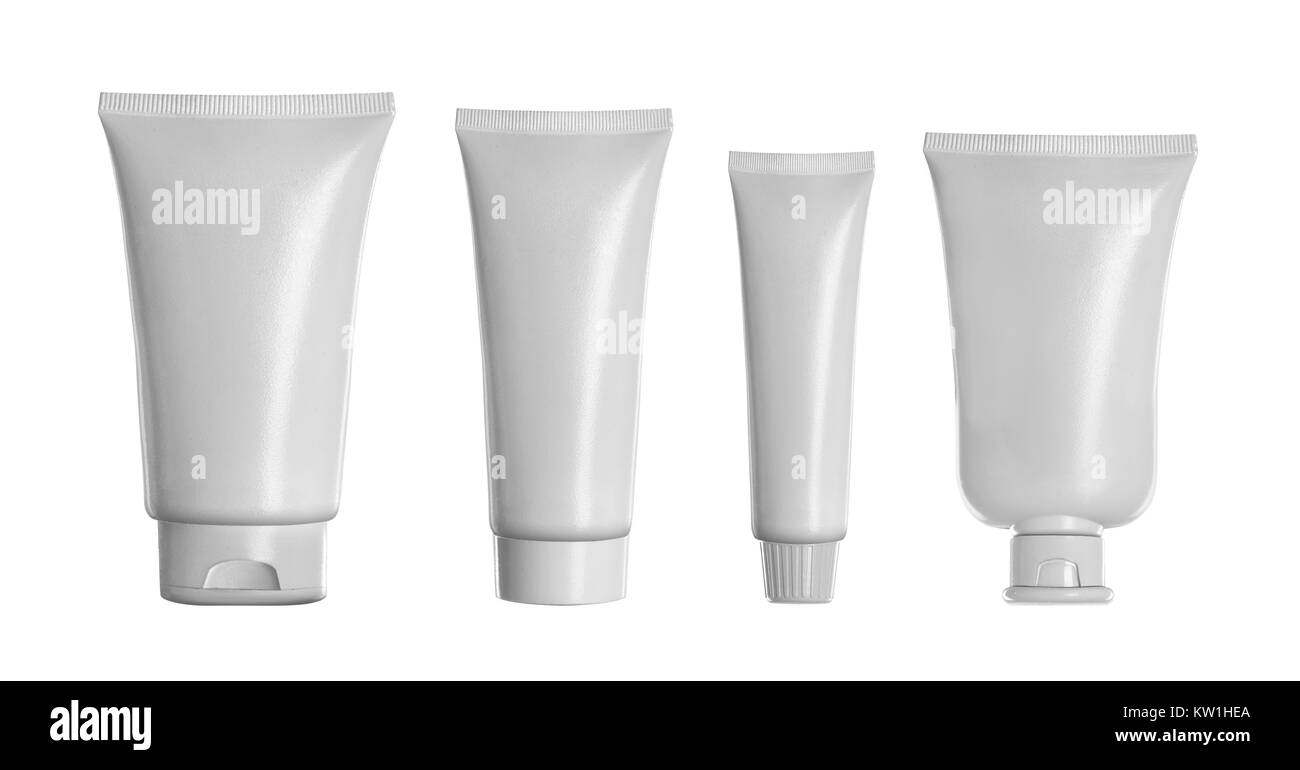 Weiß Produkt für Creme oder Gel Kosmetik. mockup Stockfoto