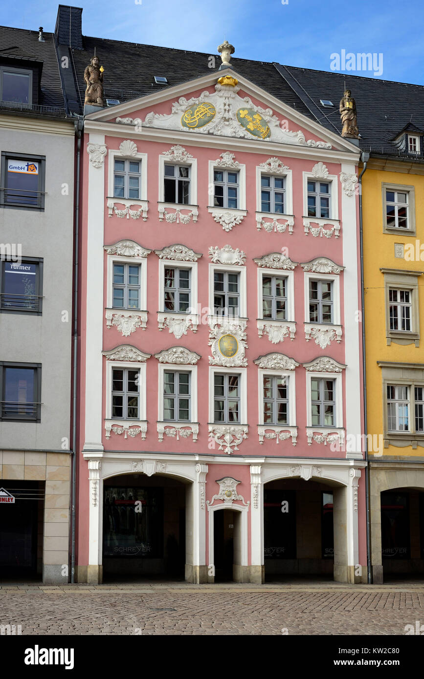 Chemnitz, Siegertsches Haus im Markt, Siegertsches Haus am Markt Stockfoto