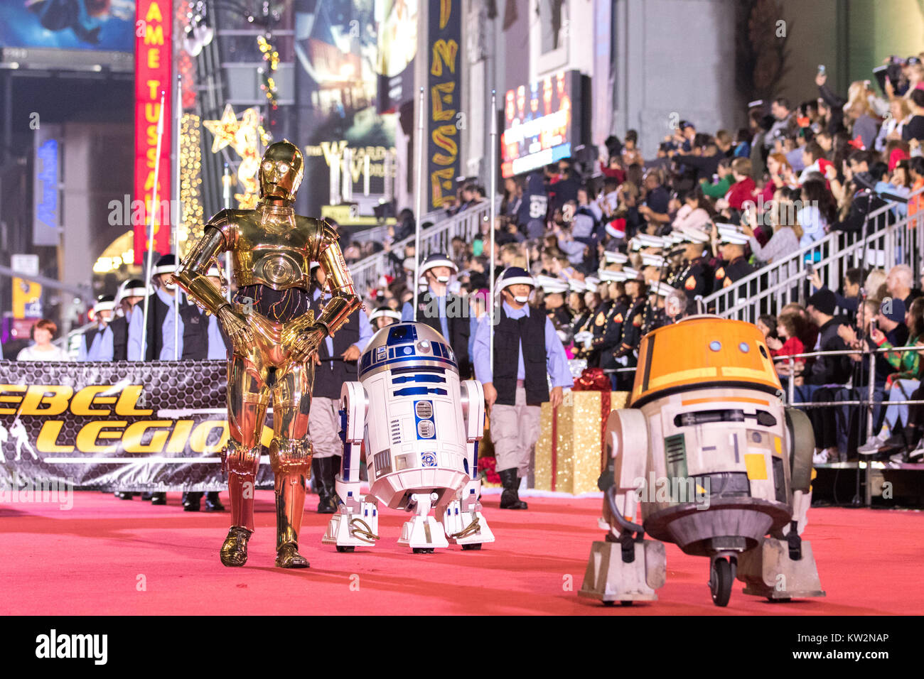 86Th jährliche Hollywood Christmas Parade in Los Angeles, Kalifornien. Mit: Atmosphäre, In: Los Angeles, Kalifornien, Vereinigte Staaten, wenn: 26 Nov 2017 Credit: Sheri Determan/WENN.com Stockfoto