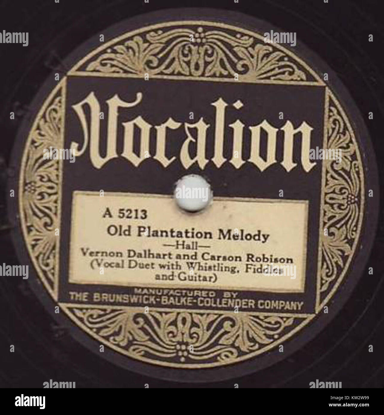 Old Plantation Melody ist ein Stück amerikanischer Volksmusik mit Wurzeln im Süden der Vereinigten Staaten. Die Komposition spiegelt die kulturellen und musikalischen Traditionen des amerikanischen Südens wider, oft verbunden mit Themen des Plantagenlebens und früherer afroamerikanischer Musik. Stockfoto