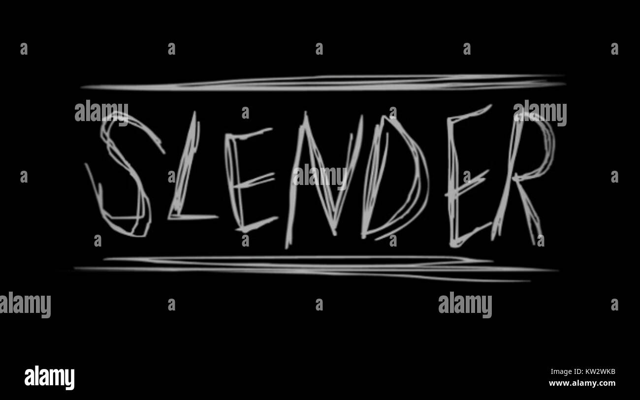 Slender Logotip bezieht sich wahrscheinlich auf ein minimalistisches Logo-Design mit einem Fokus auf Einfachheit und klare Linien, das in modernen Brandings verwendet wird. Stockfoto