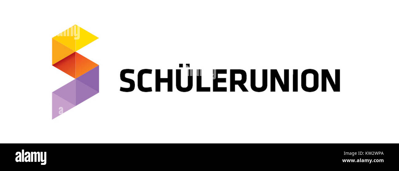 Ein neues Logo für die Studentenschaft, das Einheit, Gemeinschaft und Engagement der Studenten im Campus-Leben symbolisiert. Stockfoto