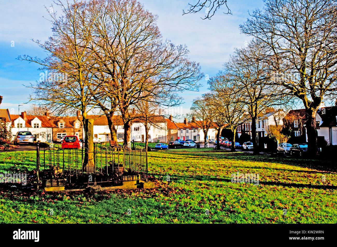 Egglescliffe Dorf, Yarm on Tees Stockfoto