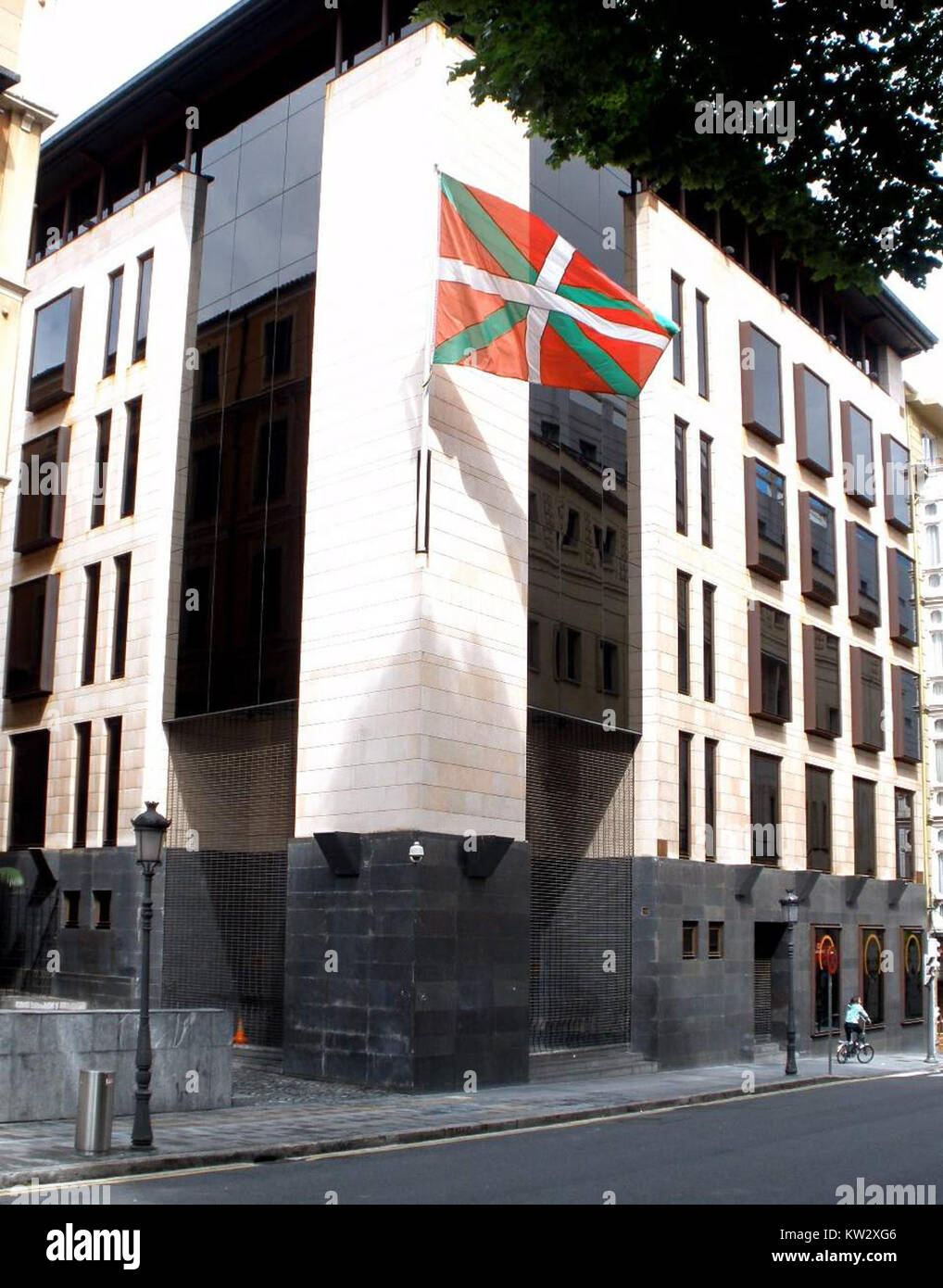Bilbao Sabin Etxea (Sede del PNV) Stockfoto