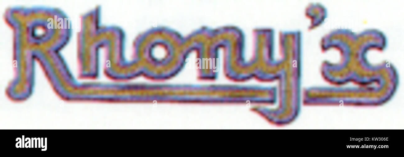 Das Logo für „RHONY x“, das wahrscheinlich mit dem Franchise „The Real Housewives of New York“ in Verbindung gebracht wird. Das Logo wird für Branding-Zwecke in verschiedenen Medienformaten verwendet. Stockfoto