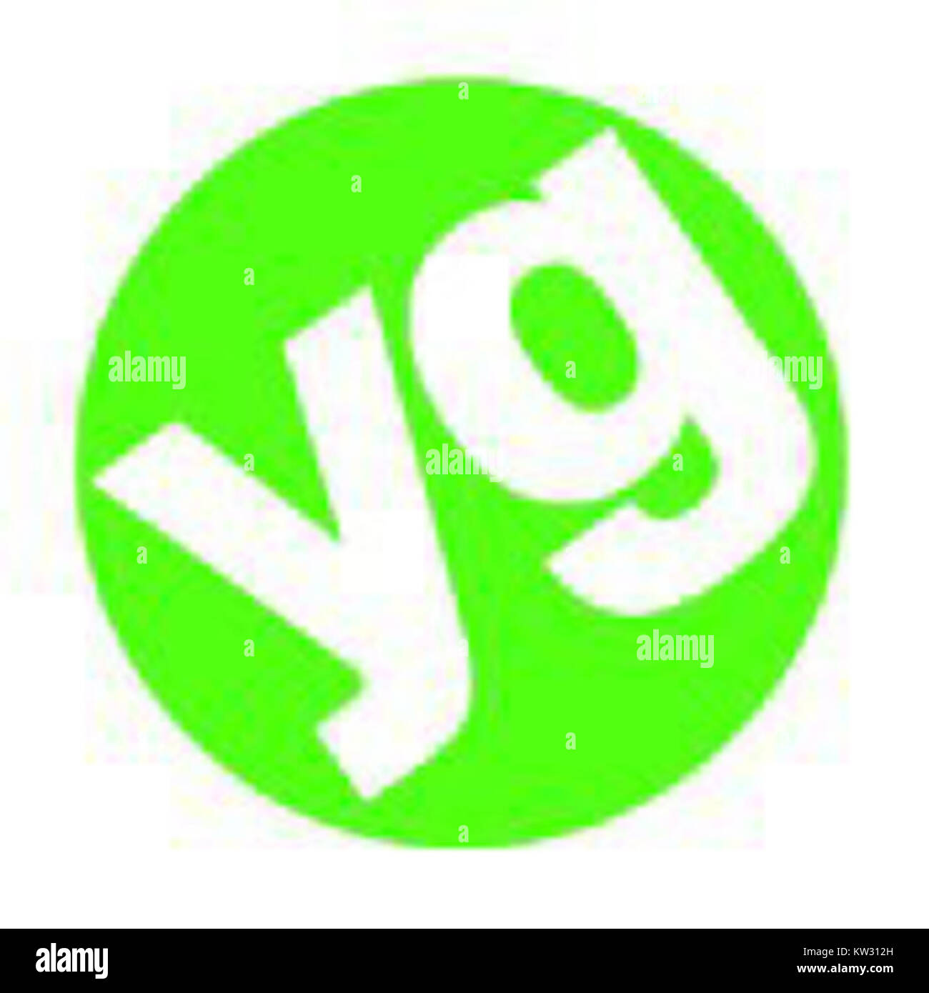 Das Logo der Jungen Grünen von Kanada repräsentiert die Jugendabteilung der Grünen Partei von Kanada und symbolisiert das Engagement junger Menschen für ökologische und politische Zwecke. Sie setzt sich für Nachhaltigkeit, Umweltschutz und soziale Gerechtigkeit ein. Stockfoto