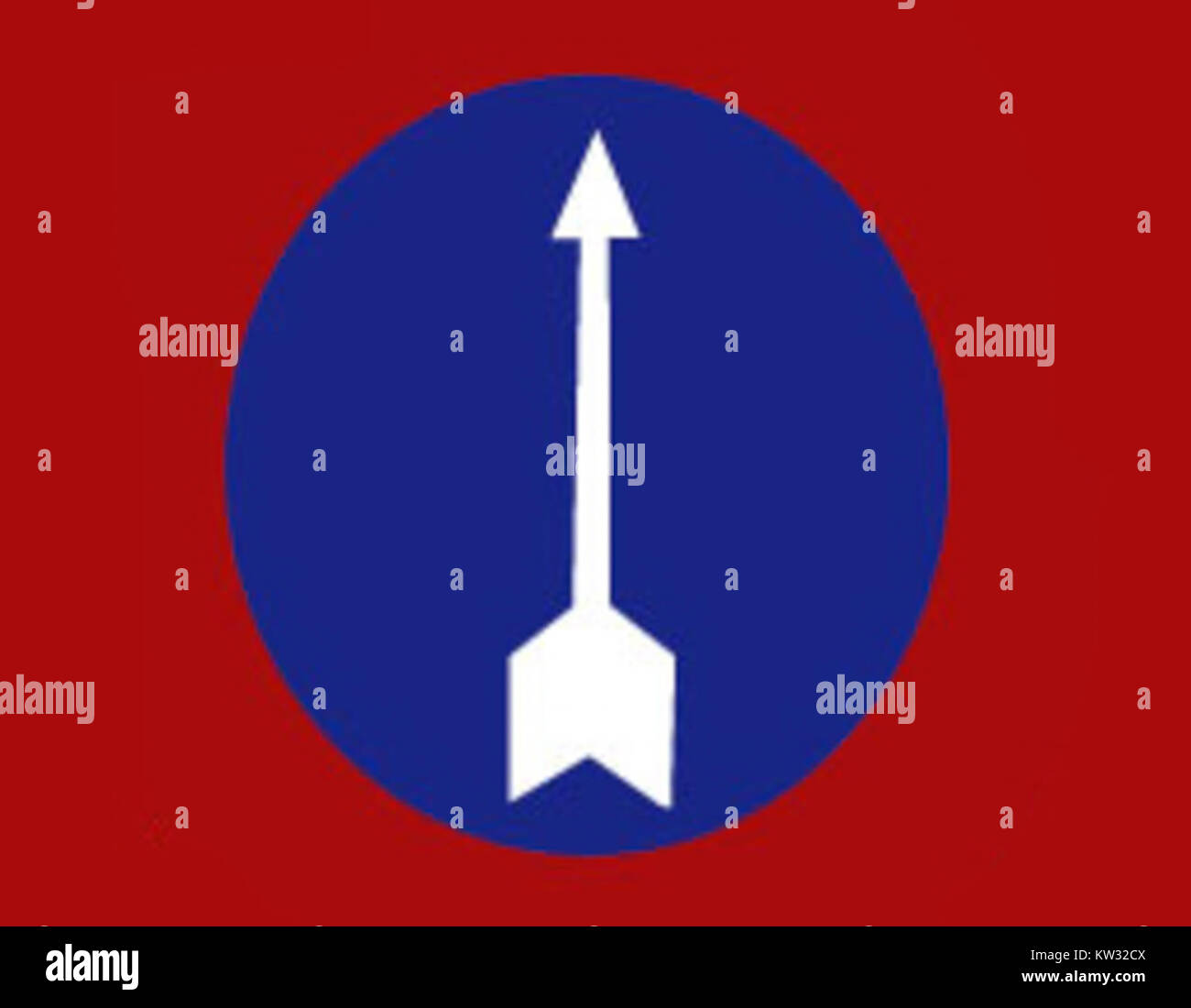 Emblem des nördlichen Kommandos der Streitkräfte Myanmars, das die für Nordmyanmar zuständige Militärregion vertritt. Stockfoto