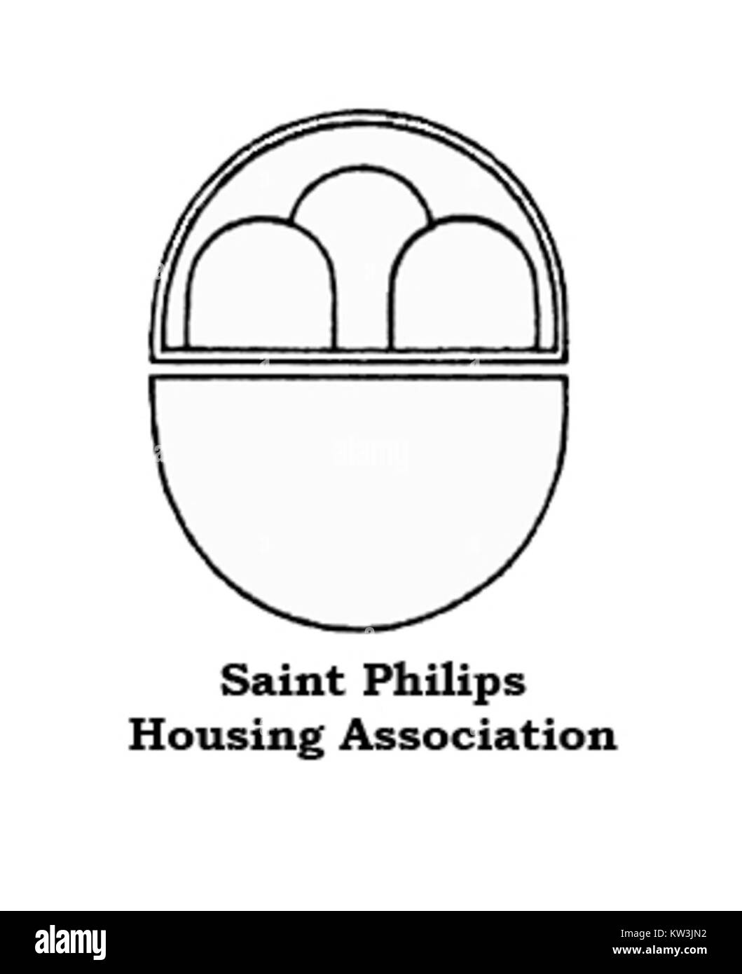 Saint Phillips Housing Services bietet erschwingliche Wohnlösungen für Einzelpersonen und Familien. Dieses Programm ist darauf ausgerichtet, Unterstützungsleistungen und Zugang zu qualitativ hochwertigem Wohnraum für Bedürftige zu bieten. Stockfoto