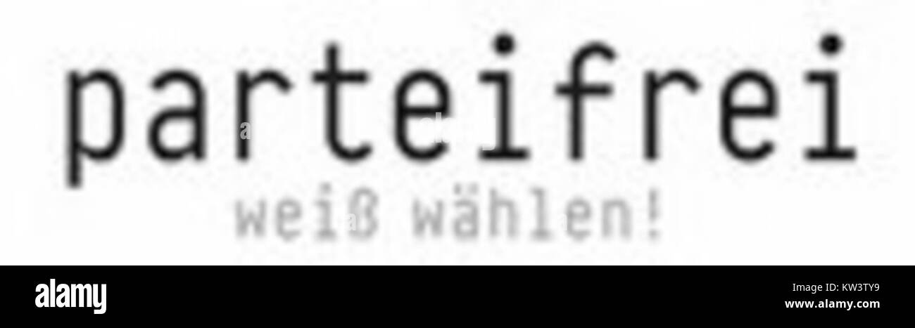 Parteifrei bezieht sich auf eine Einzelperson oder Gruppe, die nicht mit einer politischen Partei verbunden ist, oft im Kontext politischer Diskussionen, in denen Unabhängigkeit betont wird, wobei der Schwerpunkt auf individuellen politischen Ansichten oder Aktivismus liegt. Stockfoto