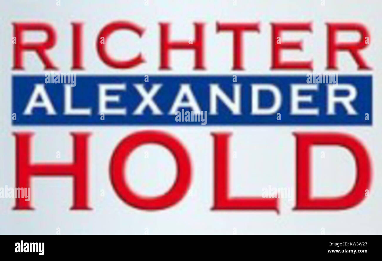 Alexander Hold, ein renommierter Vertreter der deutschen Rechtsordnung, ist bekannt für seine Arbeit auf dem Gebiet des Rechts. Bekannt ist er auch für seine Rolle in der deutschen Fernsehserie Richter Alexander Hold, die seine juristische Expertise zum Ausdruck bringt. Stockfoto