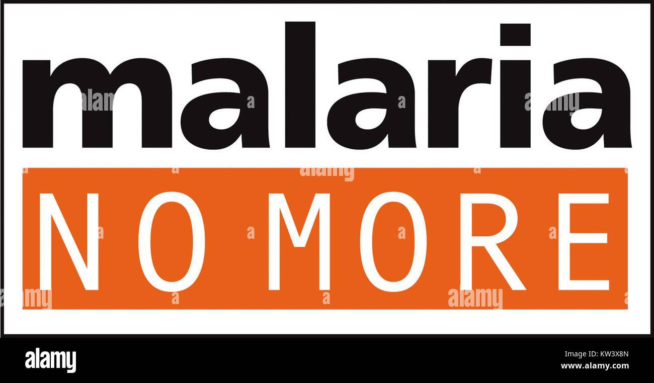 Malaria No More logo Stockfoto