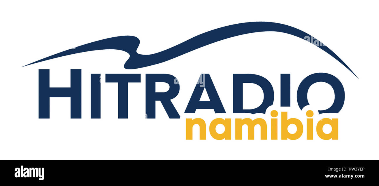 Das Hitradio-Logo steht für einen beliebten Radiosender, der in hoher Auflösung (300 dpi) mit einem CMYK-Farbmodell entworfen wurde und sein modernes, lebendiges Branding unterstreicht. Stockfoto