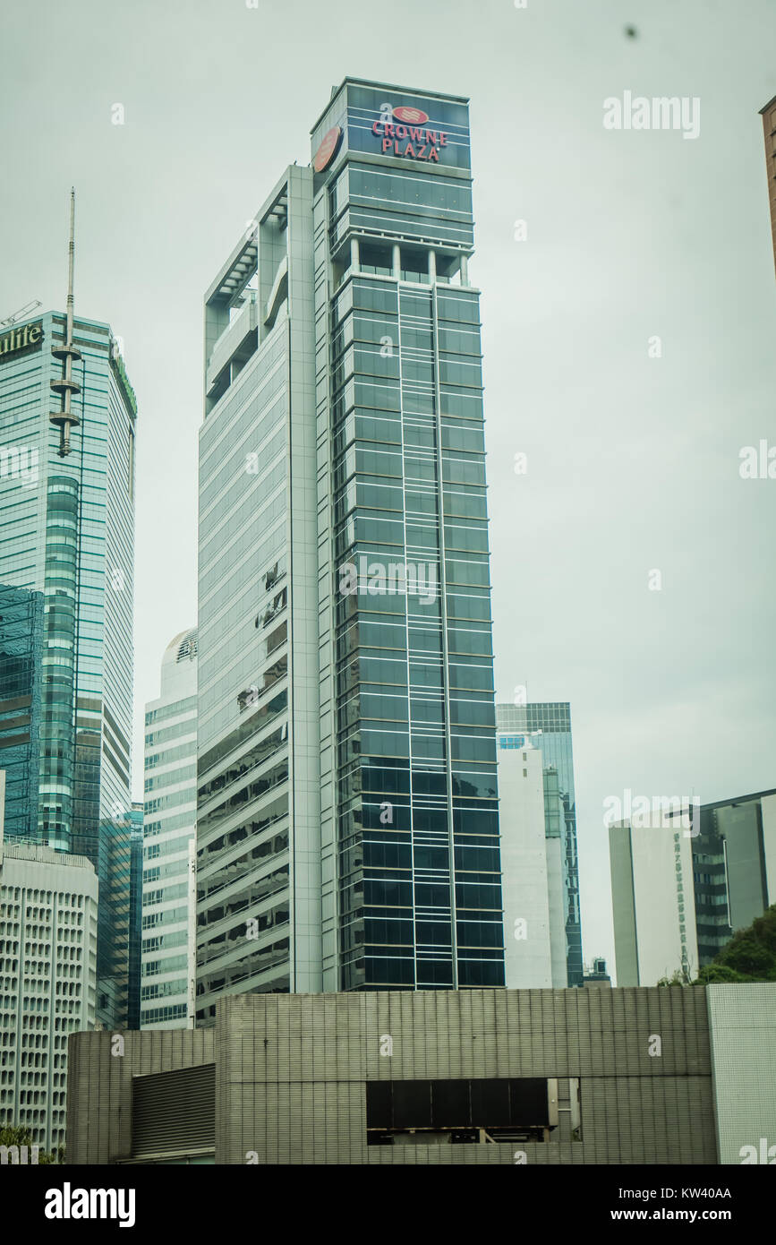 Hong Kong crowne Plaza Hotel Stockfoto