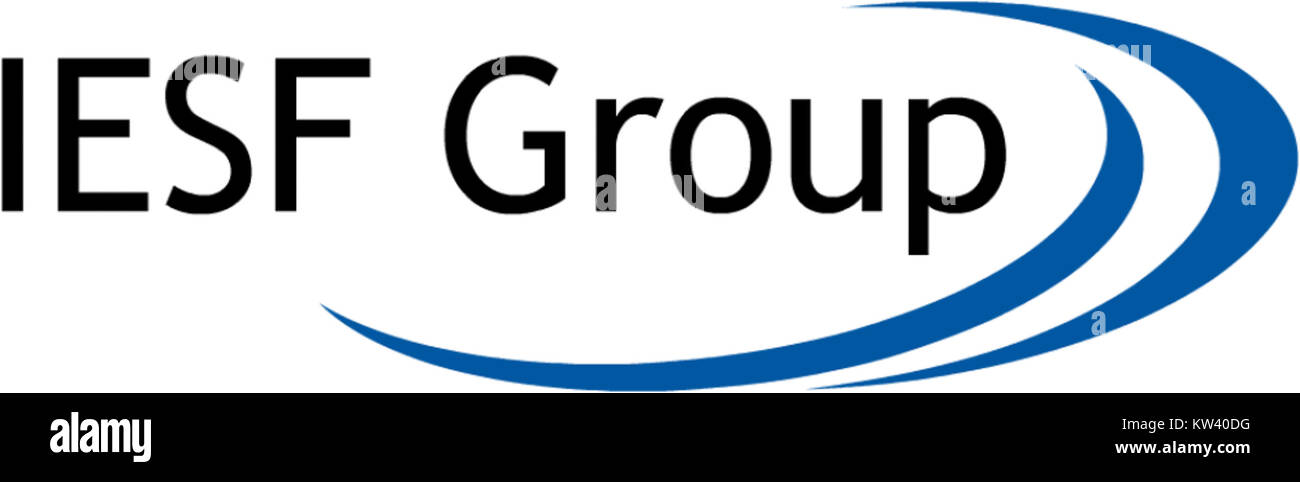 Das IESF-Logo repräsentiert die International Esports Federation, eine Organisation, die sich der globalen Entwicklung wettbewerbsfähiger E-Sport-Systeme verschrieben hat. Das Logo symbolisiert das Engagement der Föderation für die Governance und Förderung von E-Sport. Stockfoto