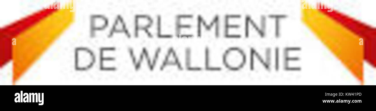 Logo du Parlement wallonischen Stockfoto