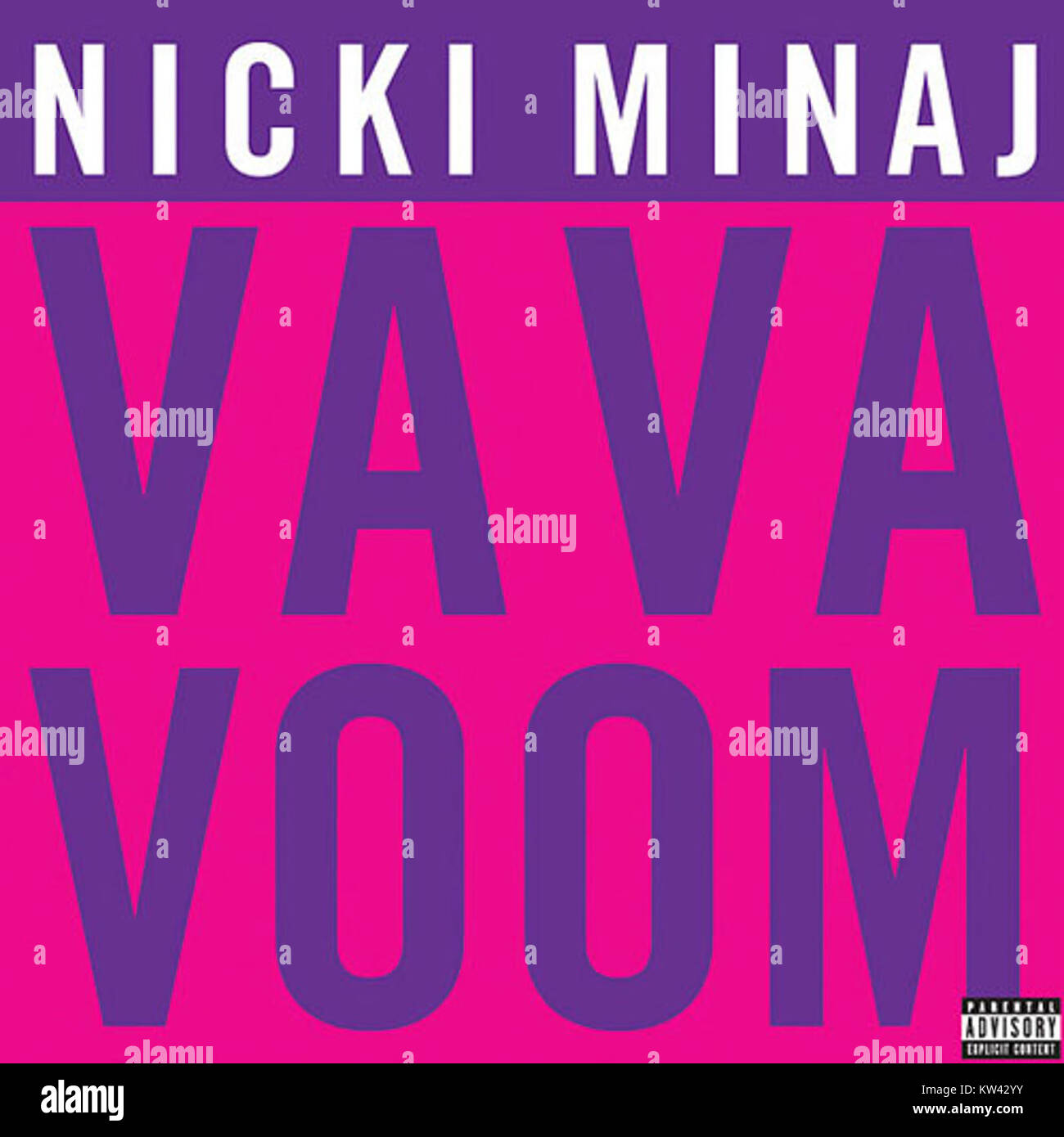 Nicki Minajs „Va Va Voom“ ist ein Lied, das Pop- und Hip-Hop-Elemente kombiniert und ihren unverwechselbaren Gesangsstil und ihre energiegeladene Performance zeigt. Der Song wurde zu einem beliebten Hit und ist bekannt für seine eingängigen Beats und seinen kraftvollen Text. Stockfoto