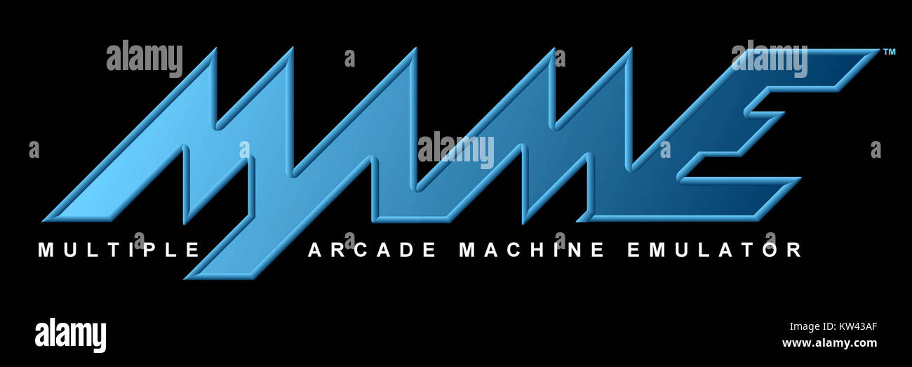 Das MAME-Logo (Multiple Arcade Machine Emulator) steht für eine beliebte Software, die zur Emulation von Arcade-Spielen auf PCs verwendet wird. MAME ist in der Gaming-Community weithin bekannt dafür, dass sie die Geschichte des Arcade-Gaming bewahrt und klassische Spiele für ein modernes Publikum zugänglich macht. Stockfoto