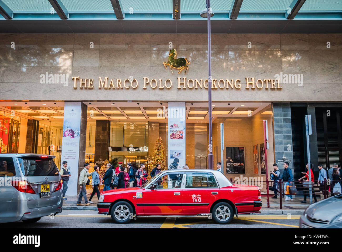 Hong Kong Marco Polo Hotel Stockfoto