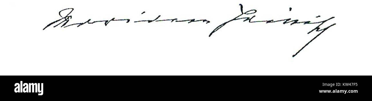 Marianne Hainisch, eine einflussreiche Persönlichkeit der österreichischen Geschichte, ist bekannt für ihren Frauenrechtsaktivismus und ihre Unterschrift von 1929 symbolisiert ihre Beiträge zur österreichischen Frauenbewegung. Stockfoto