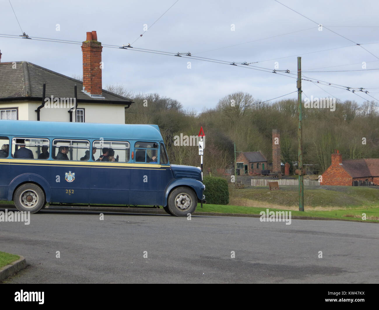 Das Black Country Living Museum in Großbritannien ist ein Open-Air-Museum, das die industrielle Geschichte der Region Black Country bewahrt und das Leben im 19. Und frühen 20. Jahrhundert zeigt. Stockfoto