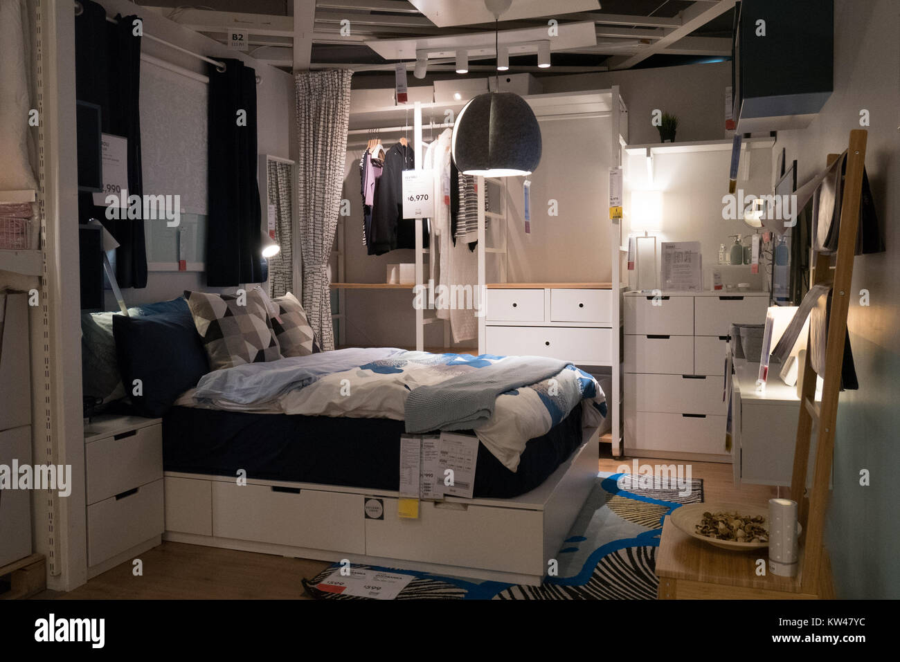 Im IKEA Einrichtungshaus in Hongkong Stockfoto