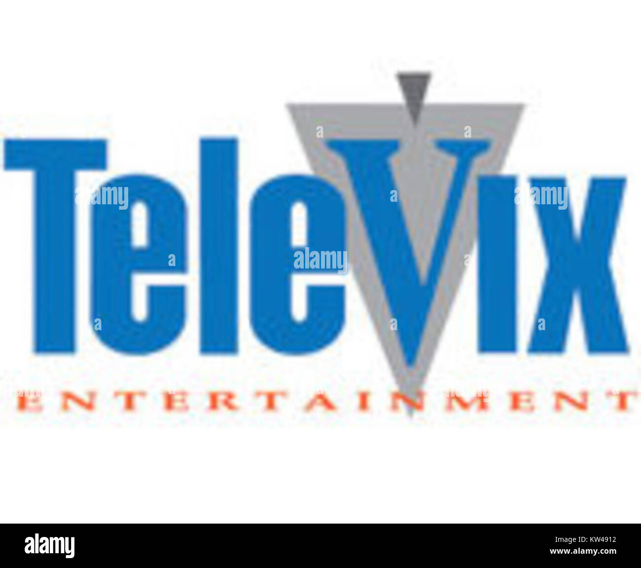 Das Logo von Televix Entertainment steht für das Markenzeichen des Entertainment-Unternehmens, das für seine Beiträge zur TV-, Film- und Medienproduktion bekannt ist. Stockfoto