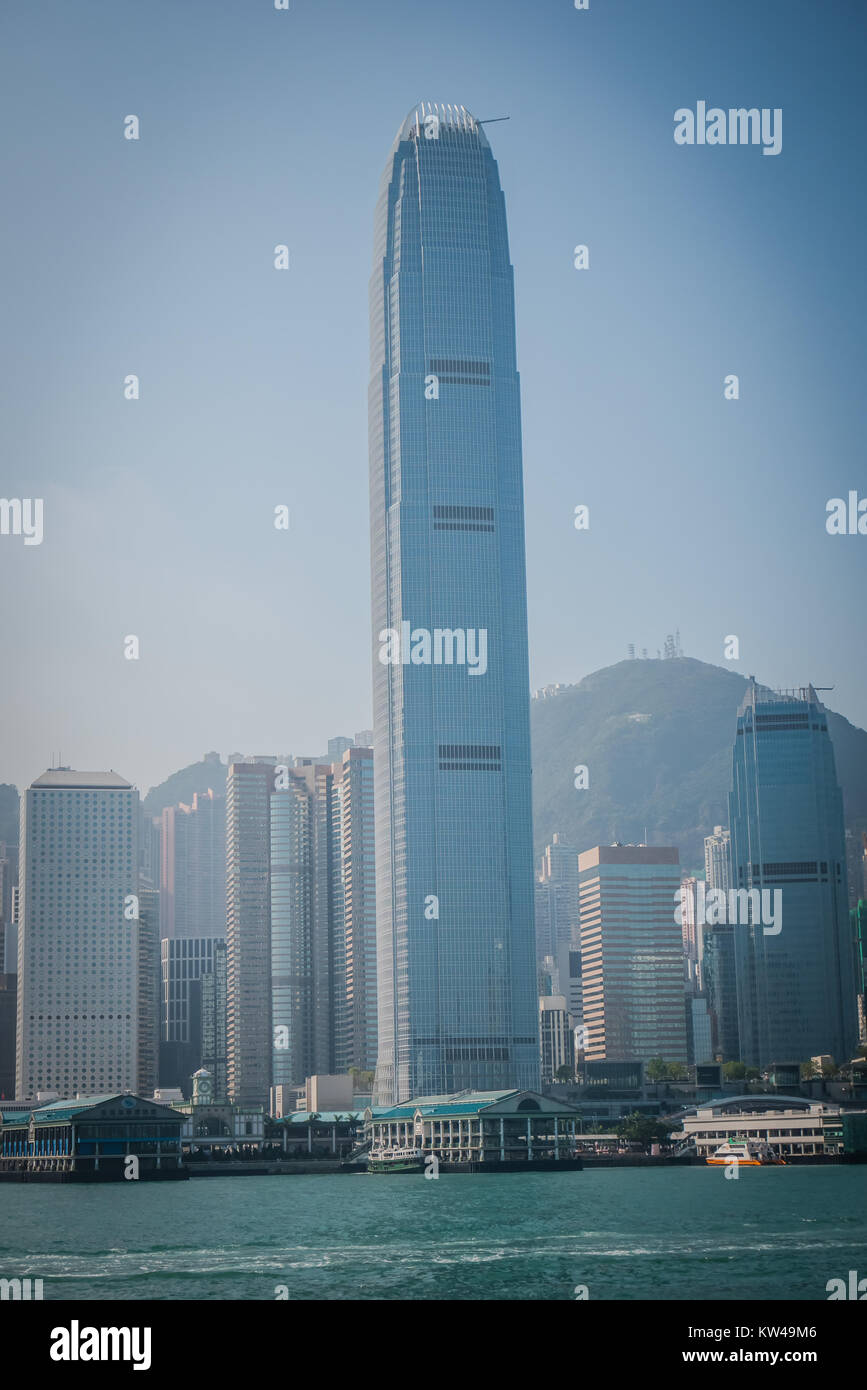 Hong Kong International Commerce Center Stockfoto