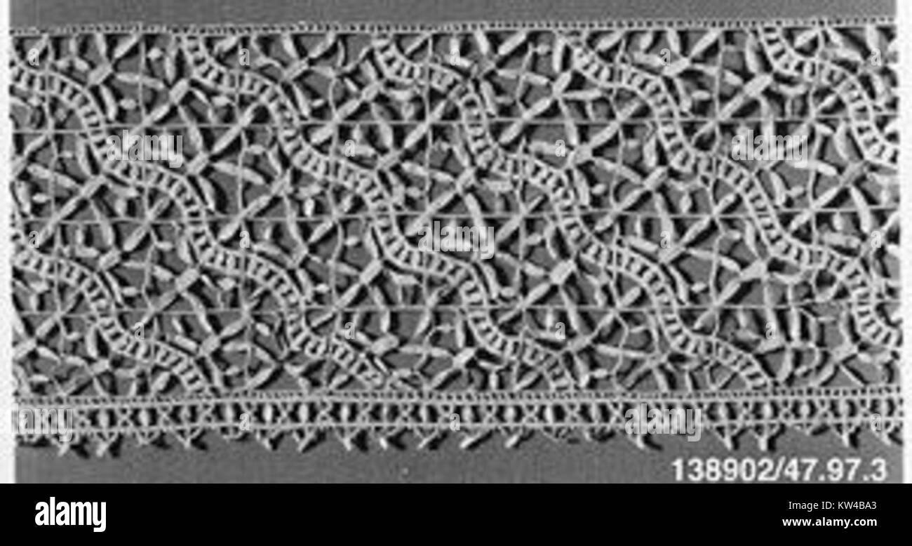 Die „Border MET 138902“ bezieht sich auf ein bestimmtes Werk oder eine Sammlung im Metropolitan Museum of Art, das sich mit dem Konzept der Grenzen in der Kunst befasst. Das Stück erforscht Themen, die mit den physischen und metaphorischen Grenzen in kulturellen Kontexten zusammenhängen. Stockfoto