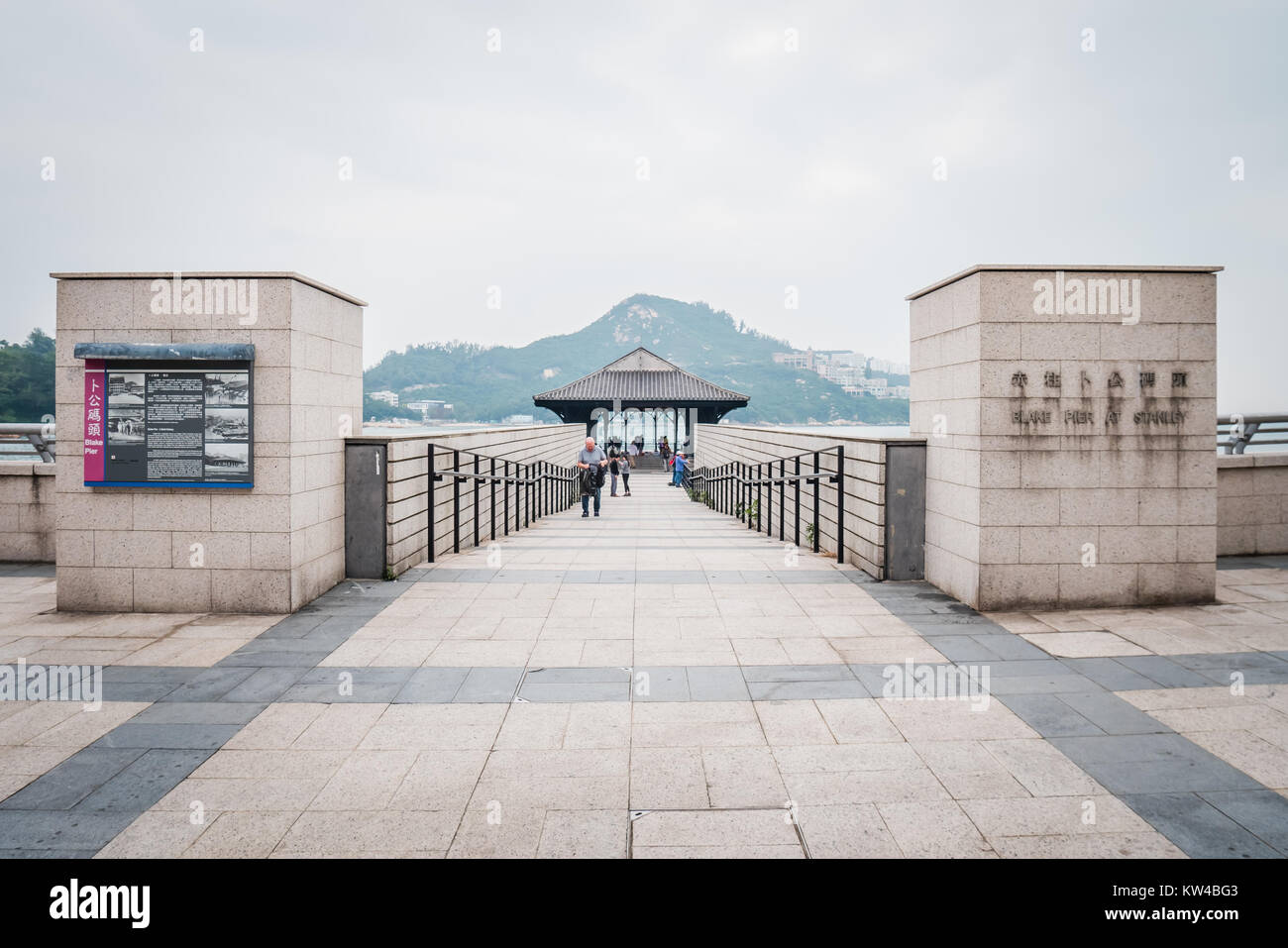 Blake Pier in Stanley hong kong Stockfoto