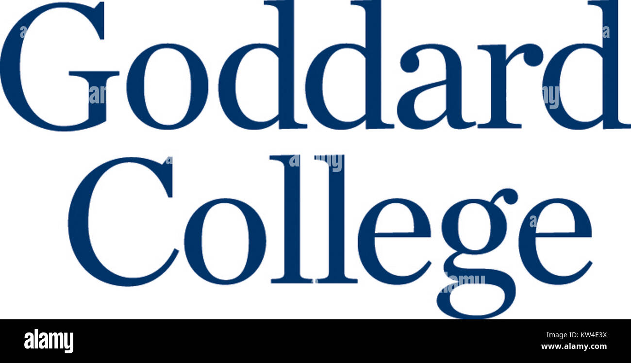 Eine grafische Darstellung des gestapelten Goddard-Logos, das sich auf ein Emblem oder eine Markenidentität beziehen kann, die mit dem Goddard Space Flight Center oder einer zugehörigen Einheit verbunden ist. Stockfoto