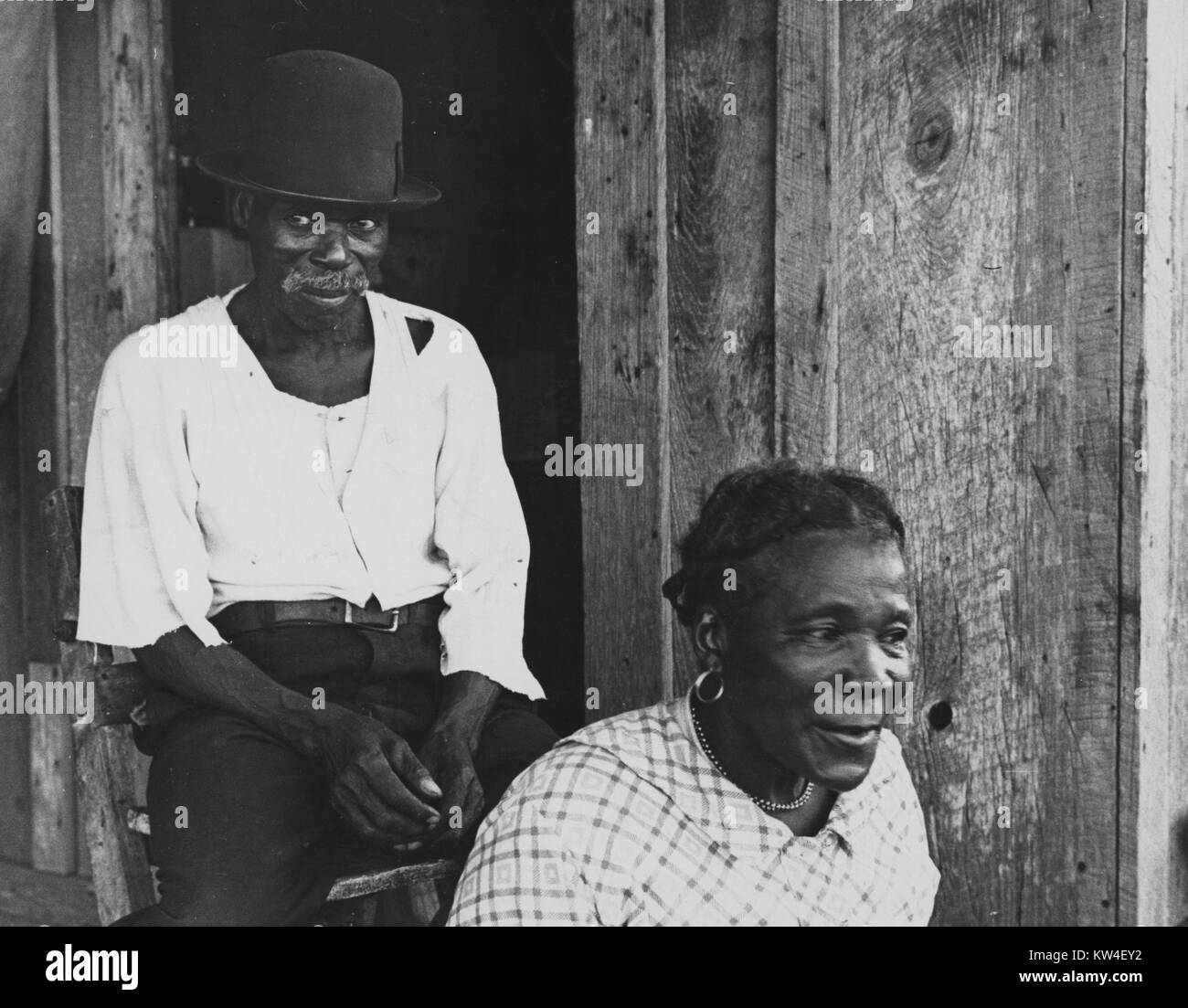 Afrikaner sharecroppers, Pulaski County, Arkansas, 1920. Stockfoto